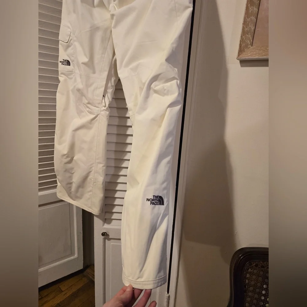 The North Face Women's Cream Snow Pants - Picture 2 of 11